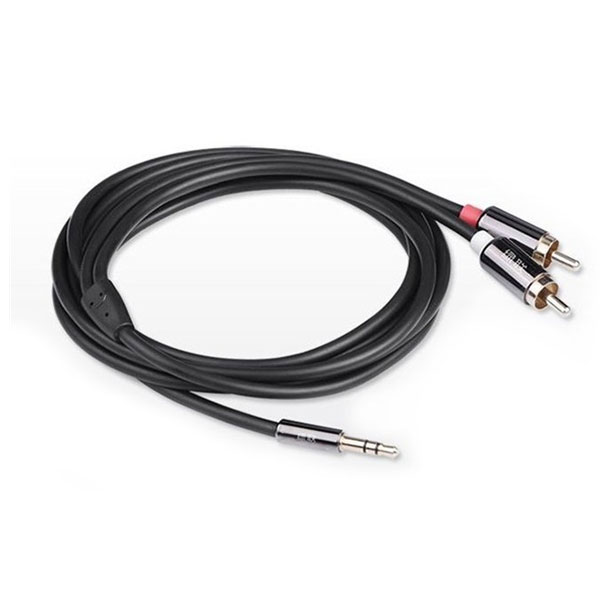 Cáp Audio Ugreen 10584 3.5mm sang 2 đầu RCA 2M