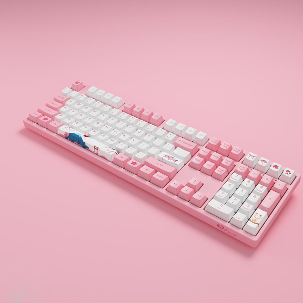 Bàn phím cơ không dây AKKO 3108 RF World Tour Tokyo (Akko V3 Cream Yellow Switch/ PBT Doubleshot)
