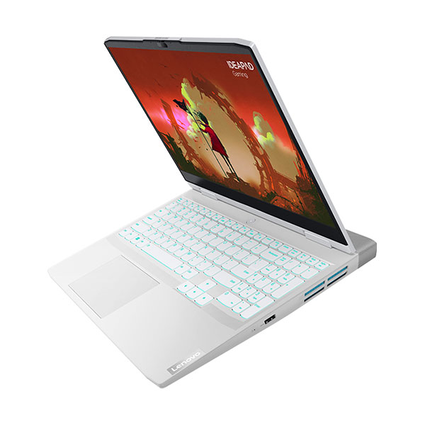 Laptop Lenovo IdeaPad Gaming 3 15ARH7 82SB007KVN (Ryzen 7 6800H/ 8GB/ 512GB SSD/ Nvidia GeForce RTX 3050 4Gb GDDR6/ 15.6inch Full HD/ Windows 11 Home/ Glacier White/ PC + ABS (Top), PC + ABS (Bottom)/ 2 Year)