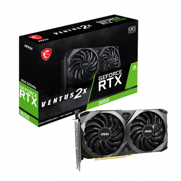 Cạc màn hình MSI RTX 3050 VENTUS 2X 8G OC