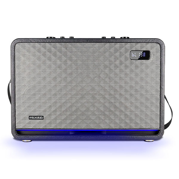 Loa Bluetooth Microlab KTV200 Pro (kèm 2 micro không dây) - Màu đen