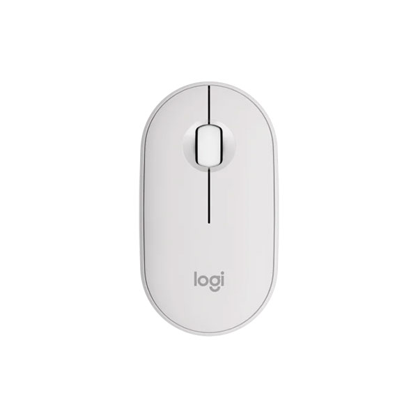 Chuột không dây Logitech Pebble M350S (Bluetooth/Wireless/ Trắng)