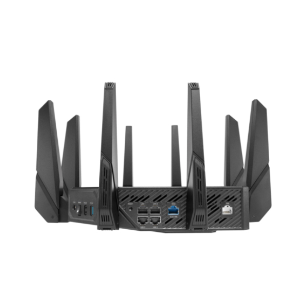 Bộ phát wifi 6 Asus ROG Rapture Gaming GT-AX11000 Pro (Chuẩn AX/ AX11000Mbps/ 8 Ăng-ten ngoài/ Wifi Mesh/ Dưới 80 User)