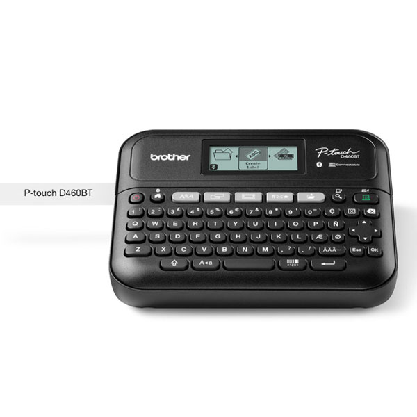 Máy in mã vạch tem nhãn Brother PT-D460BT (180 Dpi/ Usb/Bluetooth)