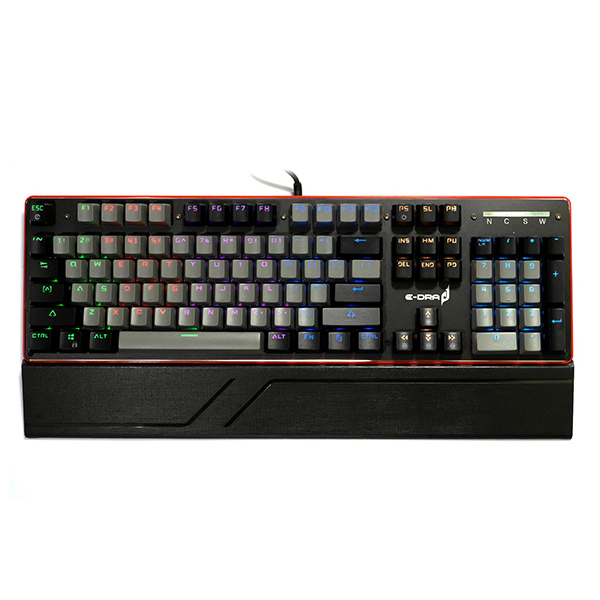 Bàn phím cơ E-Dra EK300 Beta Optical switch (LED Rainbows/ Đen)