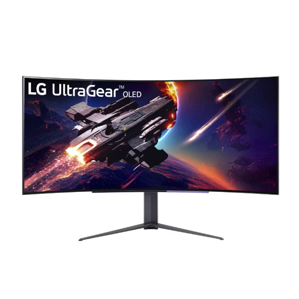 Màn hình gaming cong LG UltraGear 45GR95QE-B (44.5Inch/ UWQHD (3440x1440)/ 0,03ms/ 240Hz/ 400cd/m2/ OLED)