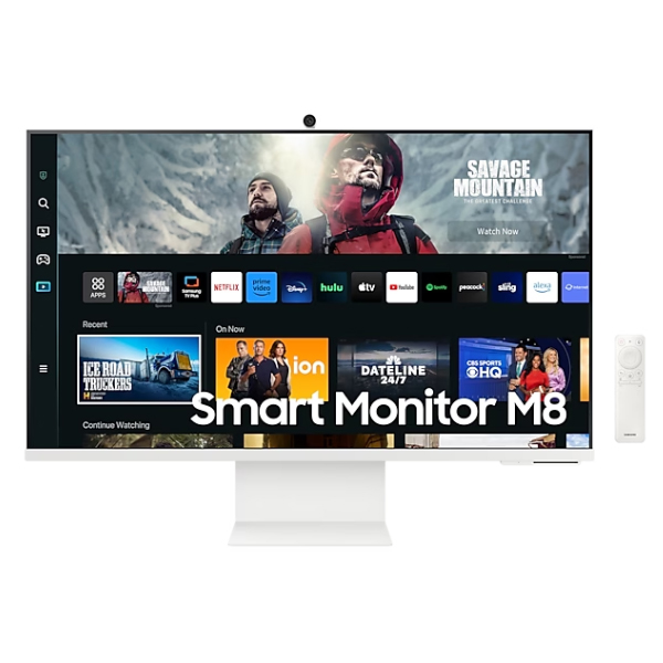 Màn hình thông minh Samsung M8 LS32CM801UEXXV Trắng (31.5Inch/ 4K (3840 x 2400)/ 4ms/ 60HZ/ 400cd/m2/ VA/ Loa/ Bluetooth/ USB-C /Wifi AC)