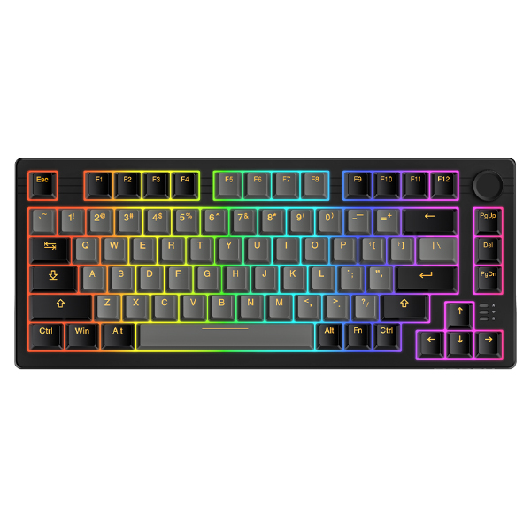 Bàn phím cơ Dareu EK75 Pro Triple Mode Black Golden DareU Dream switch (Bluetooth/Wireless/ Linear/ LED RGB/ Pin sạc)