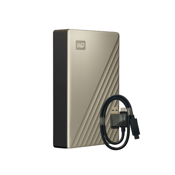 Ổ cứng di động Western MyPassport Ultra 4Tb Type-C - Gold
