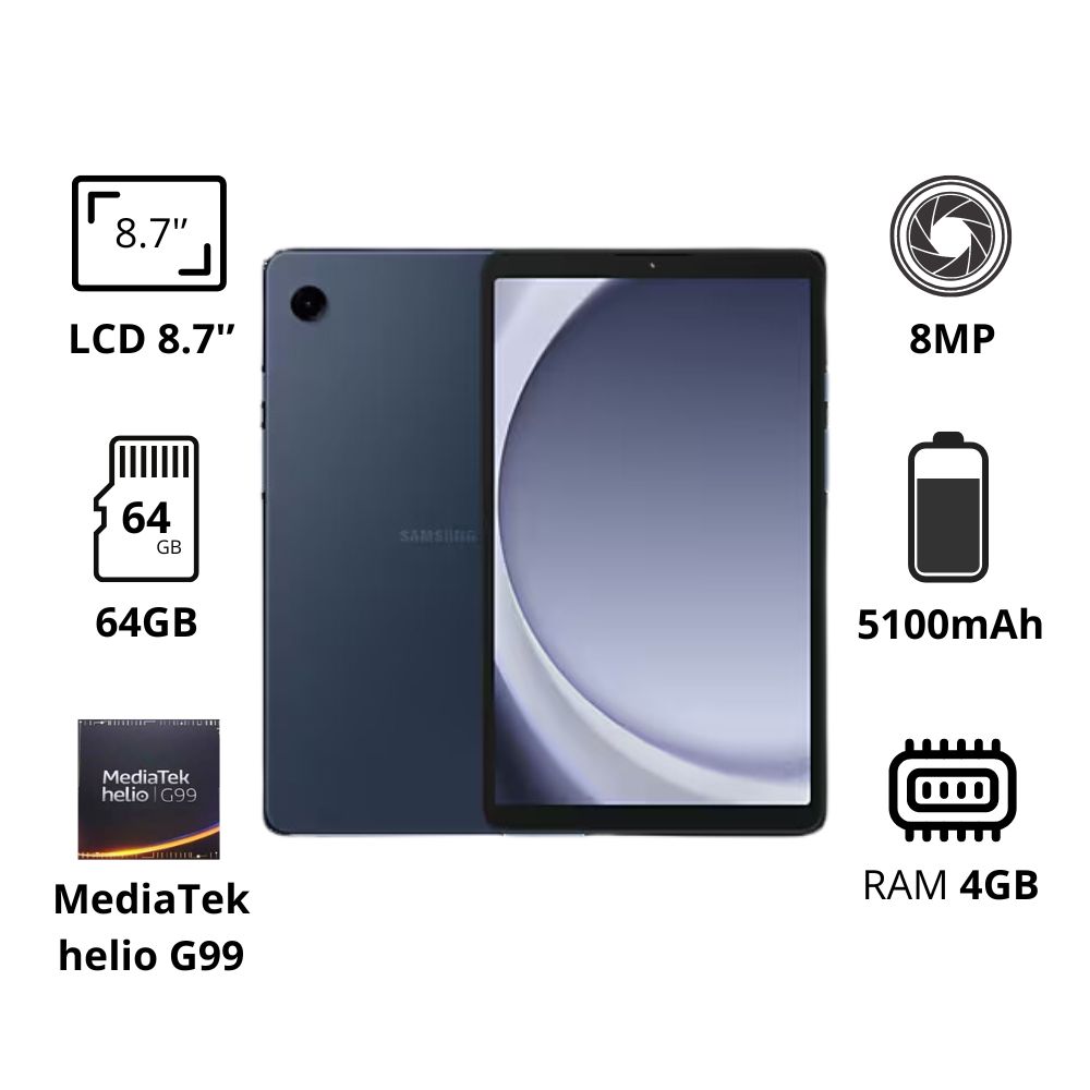 Máy tính bảng Samsung Galaxy Tab A9 Wifi - X110 (4GB/ 64GB/ Xanh)