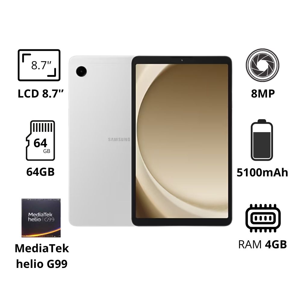 Máy tính bảng Samsung Galaxy Tab A9 Wifi - X110 (4GB/ 64GB/ Bạc)
