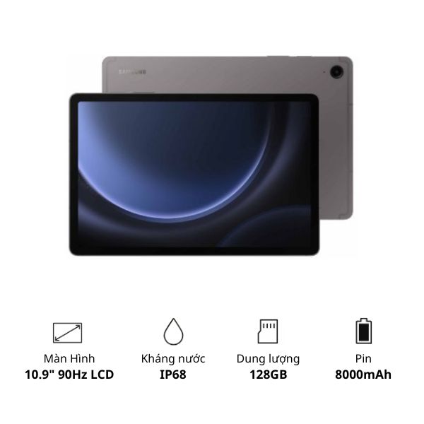 Máy tính bảng Samsung Galaxy Tab S9 FE 5G - X516 (6GB/ 128Gb/ Xám)