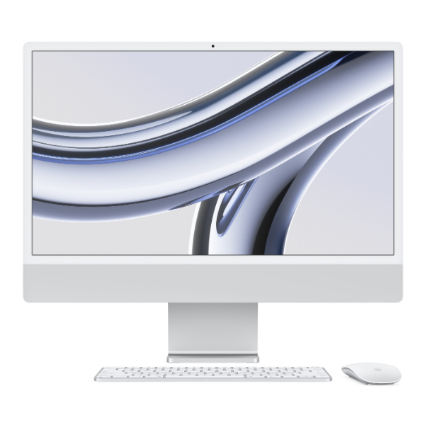 Máy tính All in one Apple IMAC Z195000AA (M3 8 Core CPU/ 16GB/ 256GB SSD/ 8 core GPU/ Silver)