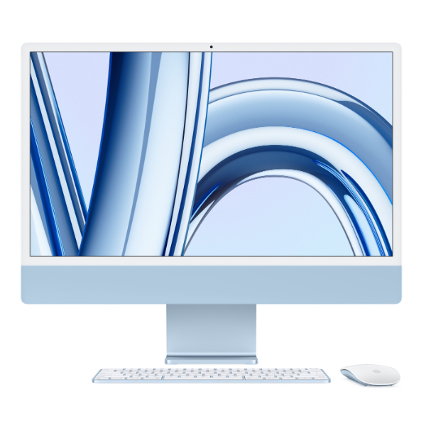 Máy tính AIO Apple IMAC M3 Z19K0008H (10 core GPU/ 16GB/ 512GB SSD/ 24inch/ Mac OS/ Blue)