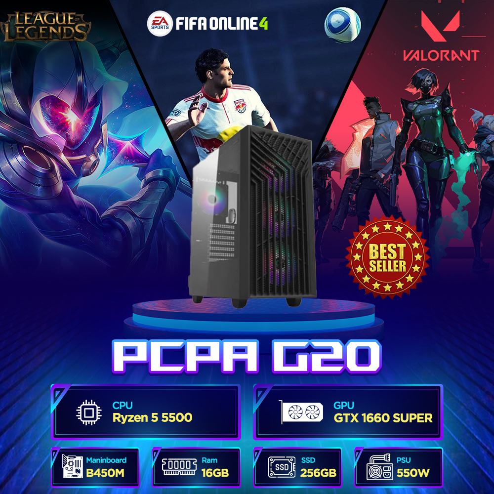 Máy tính để bàn PCPA G20 -R5/16G/GTX1660S