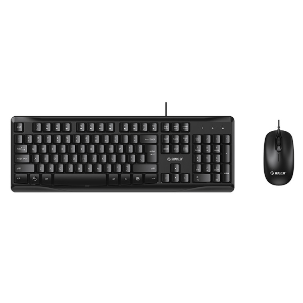 Bộ bàn phím chuột có dây Orico KM01-BK