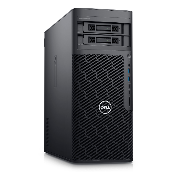 Máy trạm Workstation Dell Precision 5860 42PT586001 (Intel Xeon W3-2423/ 16GB, 1x16GB, DDR5, 4800MHz, RDIMM ECC Memory/ 512GB SSD +1TB HDD/ Nvidia T1000 8GB/ Windows 11 Pro)