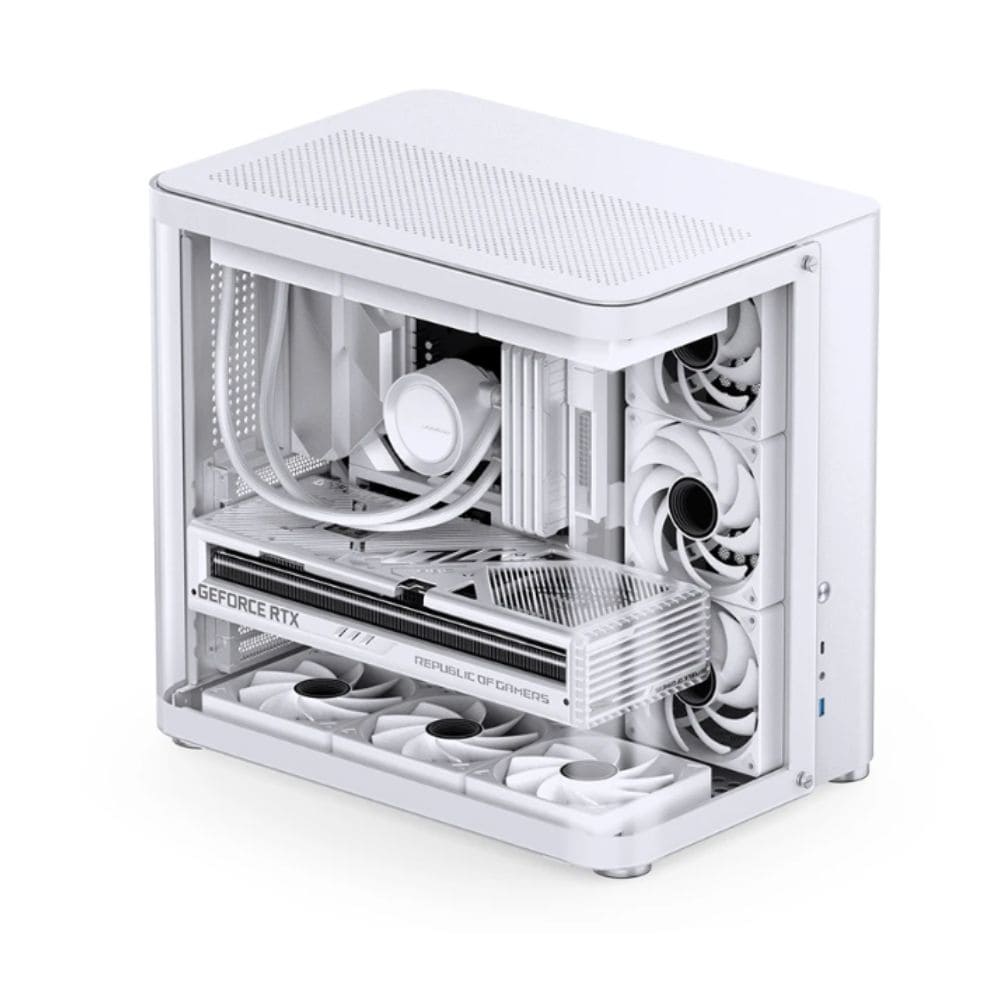 Vỏ máy tính JONSBO TK-2 White (Mid Tower/ ATX/ Trắng)