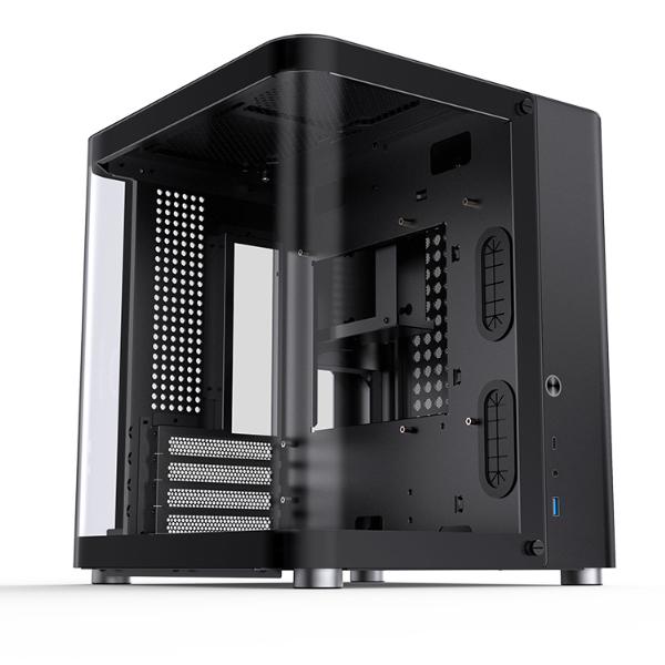 Vỏ máy tính JONSBO TK-1 BLACK (Mini Tower/ M-ATX/ Đen)