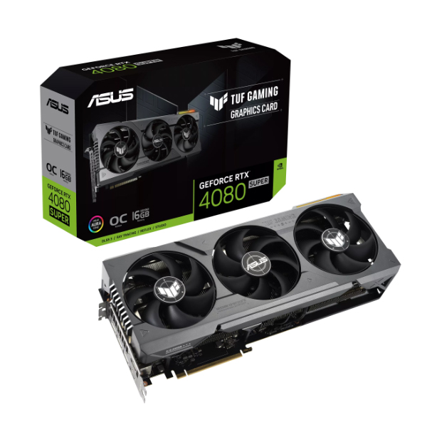 Cạc màn hình Asus TUF Gaming GeForce RTX 4080 SUPER OC Edition 16GB (GDDR6X/ 256 bit)
