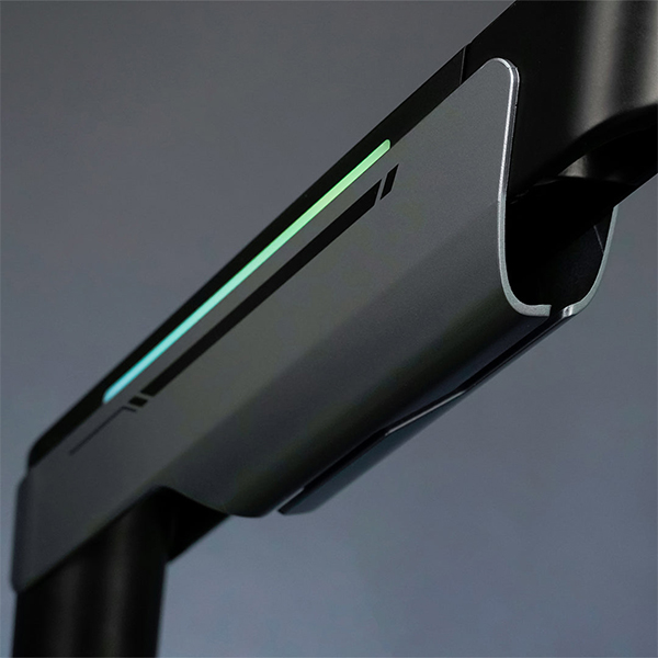 Giá treo màn hình Human motion T9 Pro 2 RGB (1 màn hình/ 22inch - 43inch/ Xám đen/ Gắn bàn)
