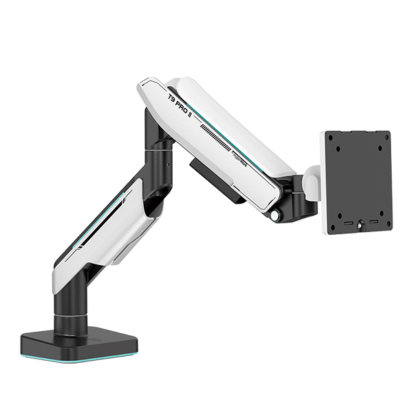 Giá treo màn hình Human motion T9 Pro 2 w (1 màn hình/ 22inch - 43inch/ Trắng/ Gắn bàn)