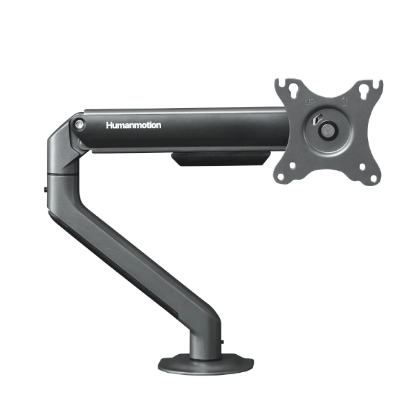 Giá treo màn hình Human motion T6 Pro (1 màn hình/ 22inch - 32inch/ Xám đen/ Gắn bàn)