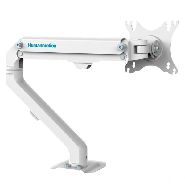 Giá treo màn hình Human motion T6 W (1 màn hình/ 17inch - 27inch/ Trắng/ Gắn bàn)