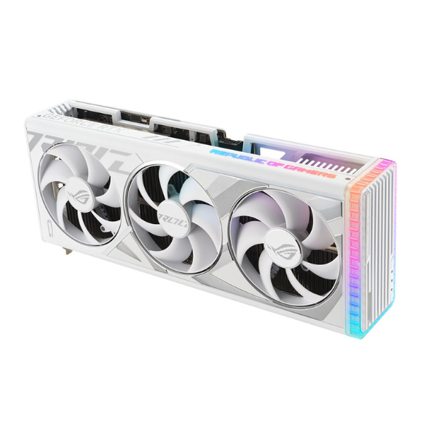 Cạc màn hình Asus ROG Strix GeForce RTX 4090 24GB White OC Edition (GDDR6X/ 384 bit)