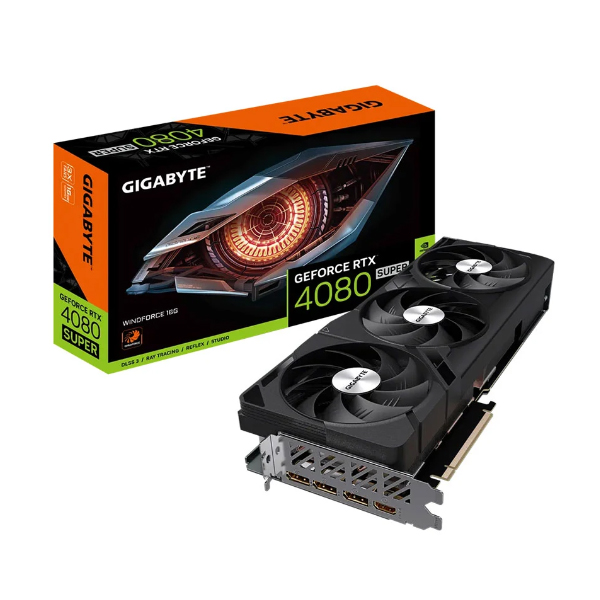 Cạc màn hình Gigabyte RTX 4080 SUPER WINDFORCE V2 (16GB/ GDDR6X/ 256 bit)