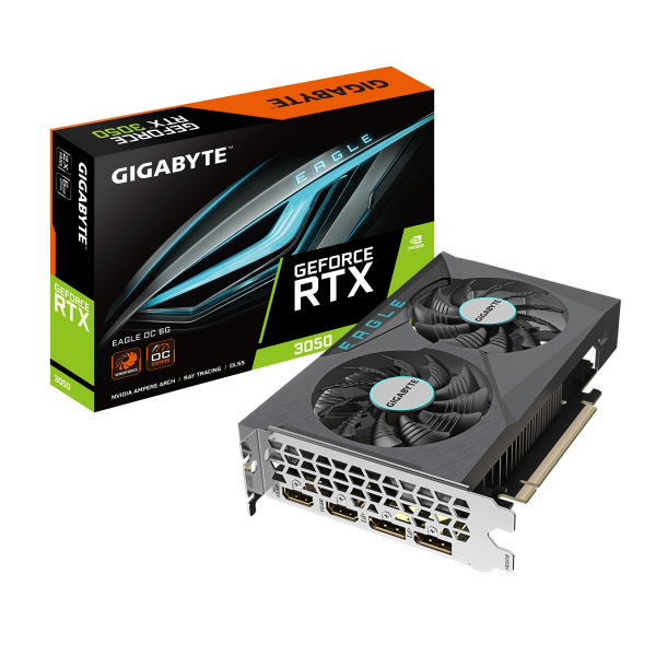 Cạc màn hình Gigabyte GeForce RTX 3050 EAGLE OC (6GB/ GDDR6/ 96 bit)