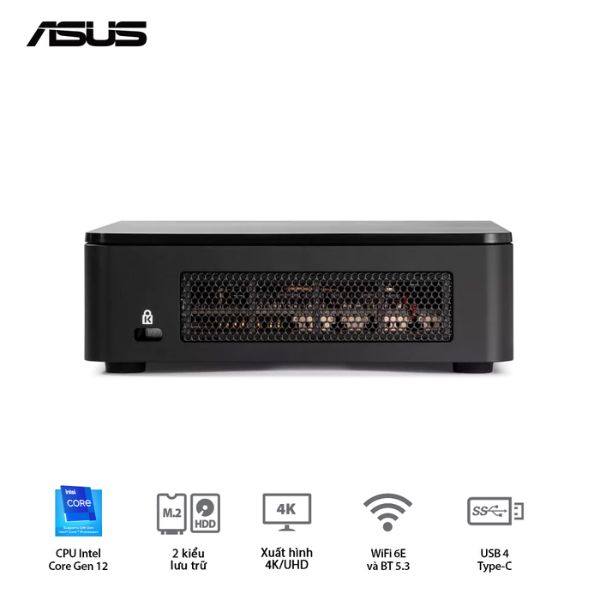 Mini PC Asus NUC 12 Pro Tall NUC12WSHI7 (i7 1260P/ NoOS/ 3Y)