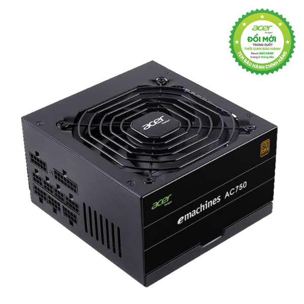 Nguồn máy tính Acer AC750 FR (80 Plus Bronze/ Full-Modular/ ATX/ Đen)