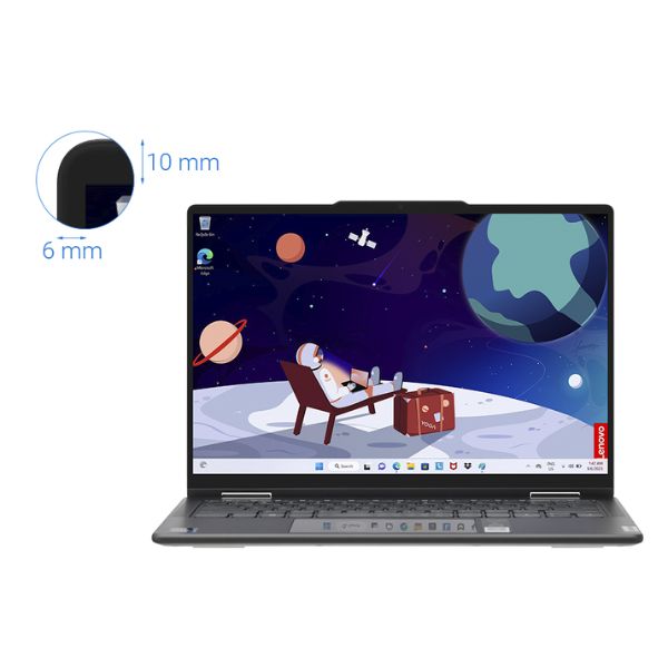 Laptop Lenovo Yoga 7 14IRL8 82YL006BVN OLED (Core i7 1360P/ 16GB/ 512GB SSD/ Intel Iris Xe Graphics/ 14.0inch WUXGA Touch/ Windows 11 Home + Office Student/ Grey/ Vỏ nhôm/ Pen/ 3 Year)