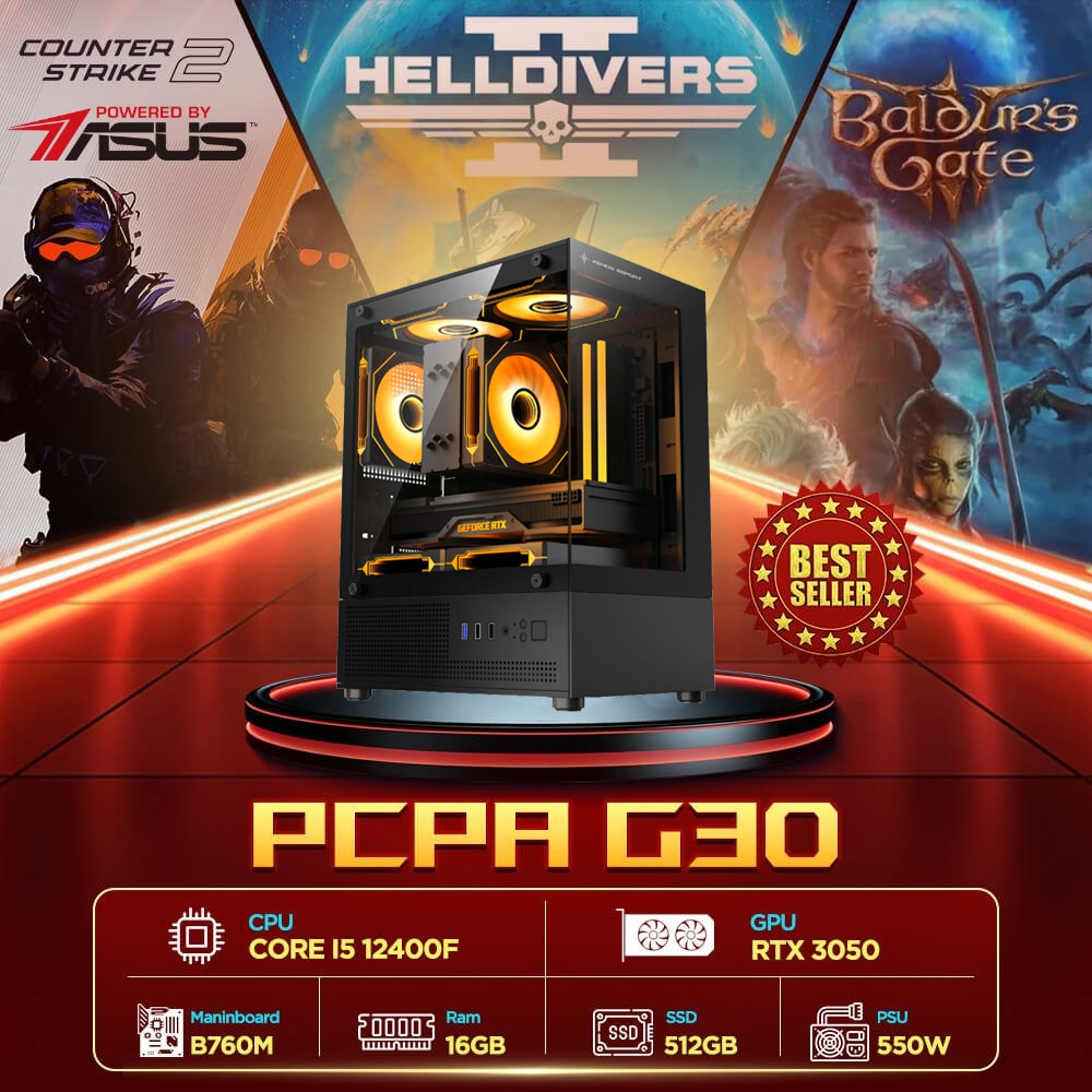 Máy tính PCPA G30 (i5 12400F/16GB/RTX 3050 6Gb)