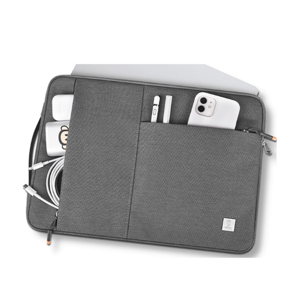 Túi chống sốc laptop WIWU ALPHA SLIM SLEEVE 15.6 - 16 inch màu xám