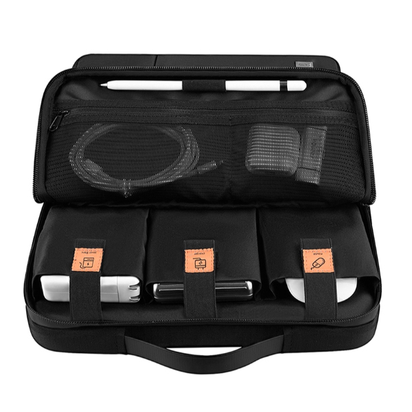 Túi chống sốc laptop WIWU ALPHA DOUBLE LAYER SLEEVE 16 inch màu đen