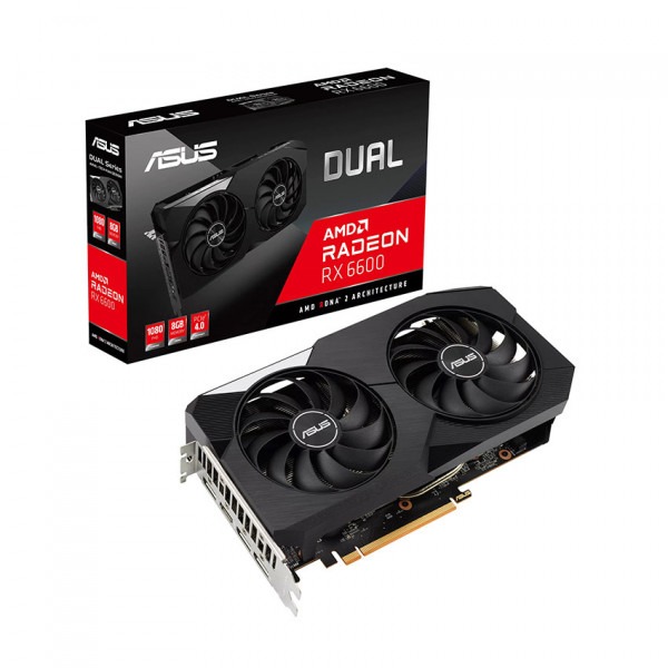 Cạc màn hình Asus Dual Radeon RX 6600 V3 8GB (GDDR6/ 128 bit)