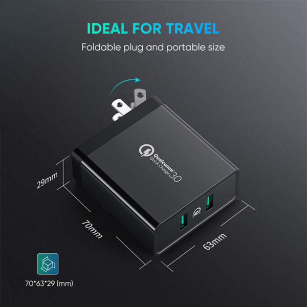 Củ sạc Ugreen 40583 2 cổng USB 36W