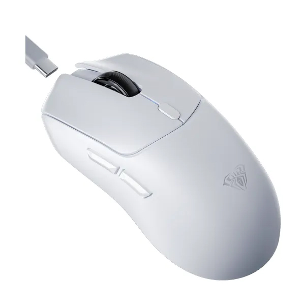 Chuột Gaming không dây Aula SC580X Trắng (Bluetooth/Wireless/ Pin sạc)