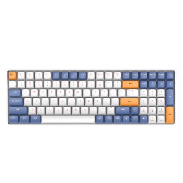 Bàn phím cơ không dây DarkFlash GD100 Starry Blue Yellow Axis switch (Bluetooth/Wireless)