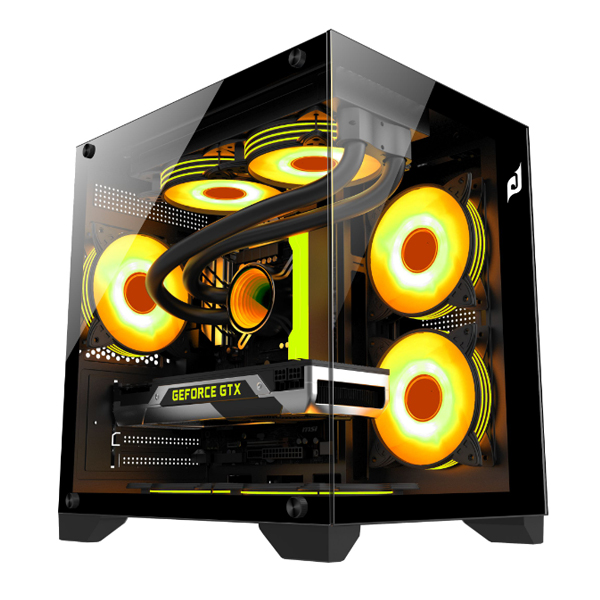Vỏ máy tính E-Dra ECS1503 Black (Mini Tower/ M-ATX/ Đen)
