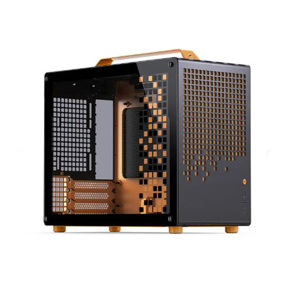 Vỏ máy tính JONSBO Z20 Black Orange (Mini Tower/ M-ATX/ Cam)