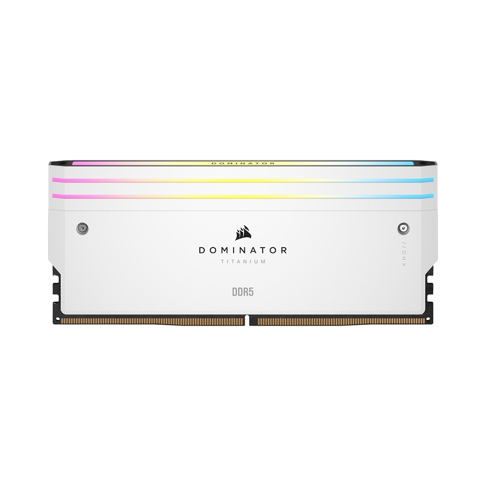 Ram desktop Corsair DOMINATOR TITANIUM RGB White 96GB (2x48GB) DDR5 6600MHz (CMP96GX5M2B6600C32W)