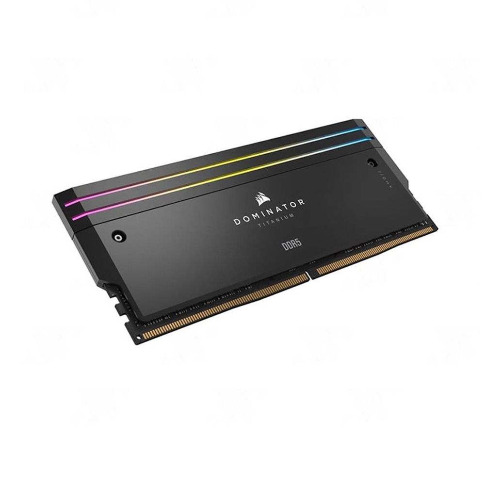 Ram desktop Corsair DOMINATOR TITANIUM RGB Black 64GB (2x32GB) DDR5 6000MHz (CMP64GX5M2B6000C30)