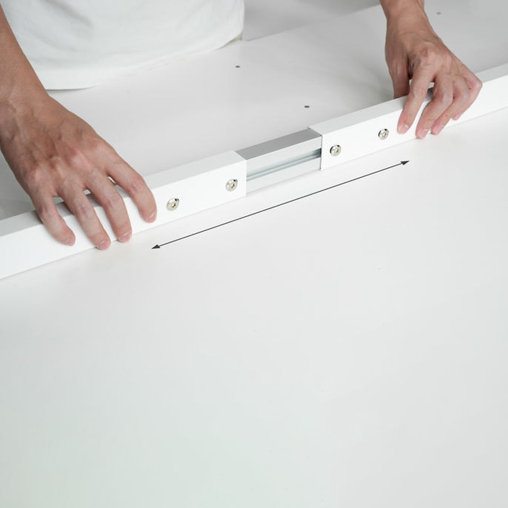 Khung bàn văn phòng HyperWork Core Desk HPW-DK01-WHT Trắng (Chưa bao gồm mặt bàn)