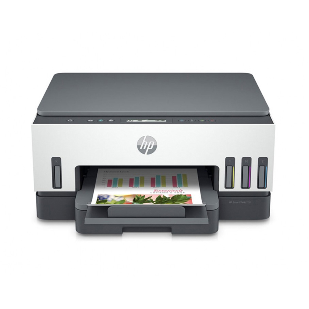 Máy in phun màu HP Smart Tank 720 6UU46A (A4/A5/ In/ Copy/ Scan/ Đảo mặt/ USB/ WIFI)