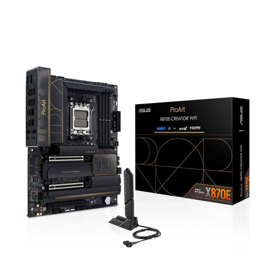 Mainboard Asus ProArt X870E-CREATOR WIFI (AMD X870/ Socket AM5/ ATX/ 4 khe ram/ DDR5/ 2.5 Gigabit LAN)
