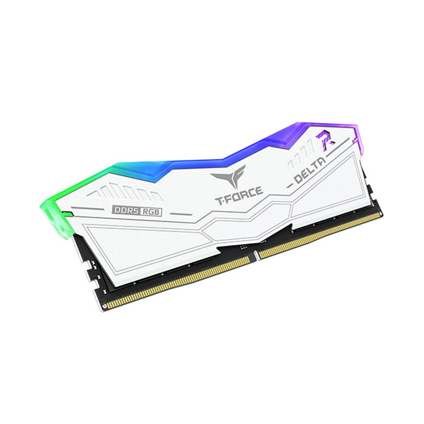 Ram desktop TeamGroup DELTA RGB White 16GB DDR5 6000 Mhz (FF4D516G6000HC38A01)