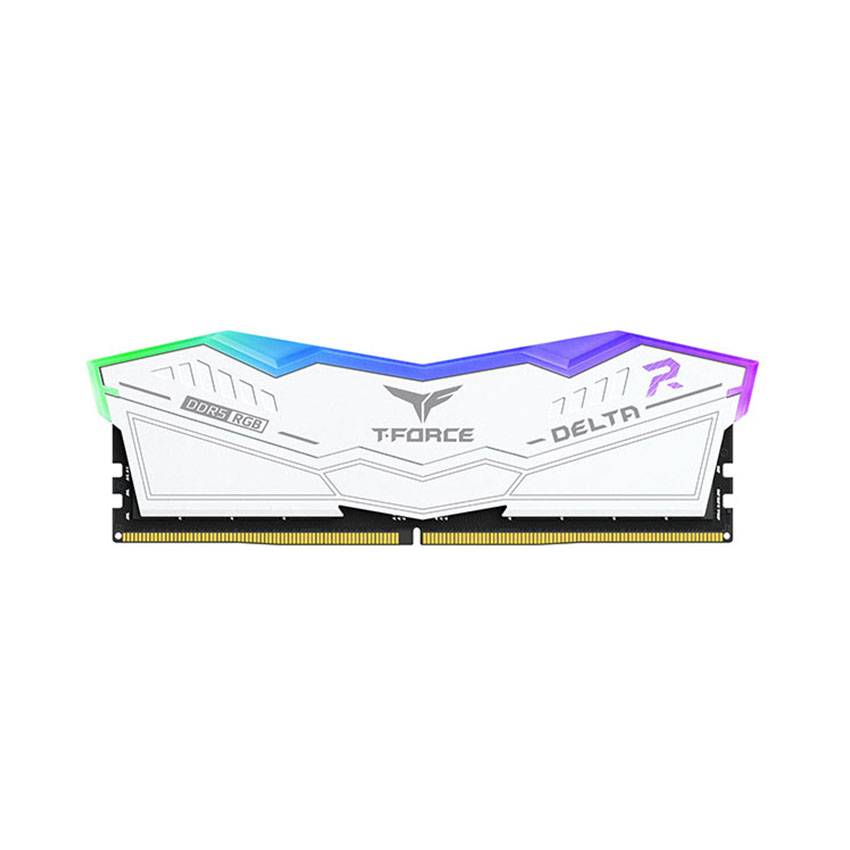Ram desktop TeamGroup DELTA RGB White 16GB DDR5 6000 Mhz (FF4D516G6000HC38A01)
